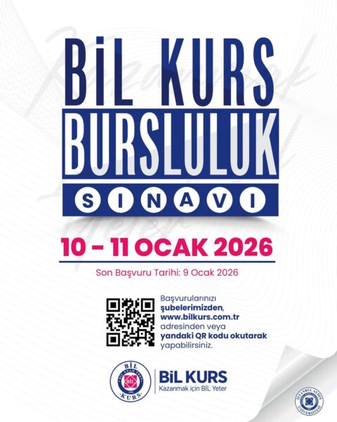 BİL KURS-KOLEJ BURSLULUK SINAVI(10-11 OCAK 2026)