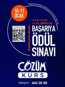 Çözüm Kurumları Bursluluk Sınavı (10-11 Ocak 2026)