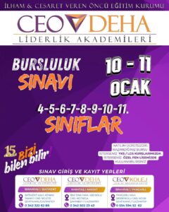 CeoDeha Liderlik Akademisi Kurs Merkezi (10-11 Ocak 2026)