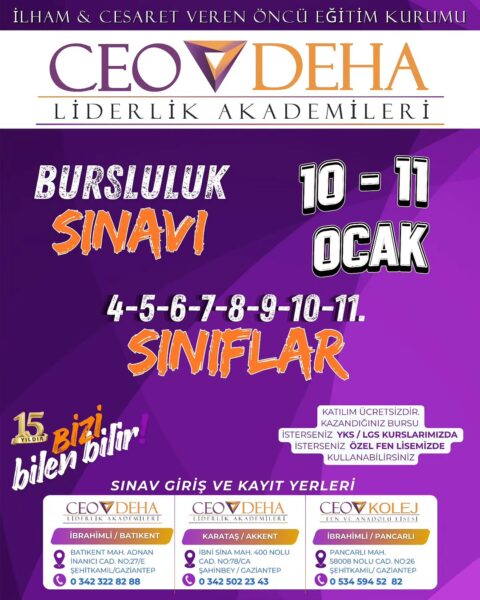 CeoDeha Liderlik Akademisi Kurs Merkezi (10-11 Ocak 2026)