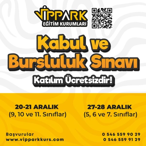 VİPPARK EĞİTİM KURUMLARI (27-28 ARALIK 2025)