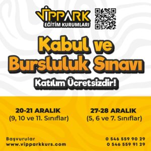 VİPPARK EĞİTİM KURUMLARI (20-21 ARALIK 2025)
